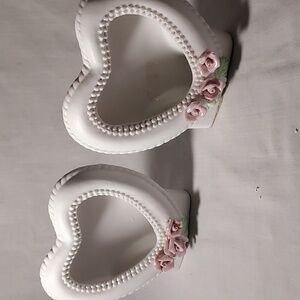 Heart Shape Picture Frames Set of 2